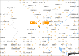 map of Kaduruwana