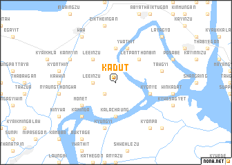 map of Kadut