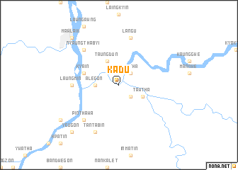 map of Kadu