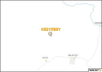 map of Kadyrbay