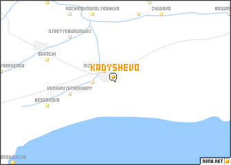 map of Kadyshëvo