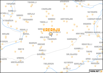 map of Kaeamju