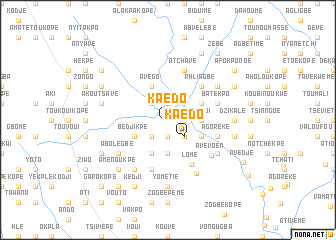 map of Kaédo