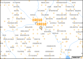 map of Kaédo