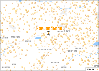 map of Kaejŏng-dong