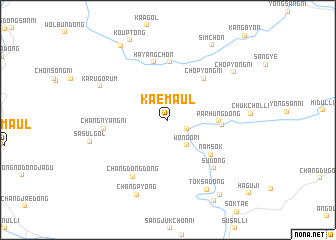 map of Kae-maŭl
