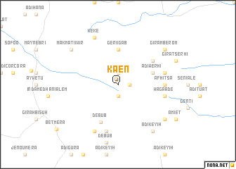 map of Kaʼēn