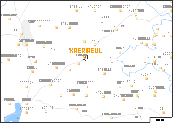 map of Kaeraeul