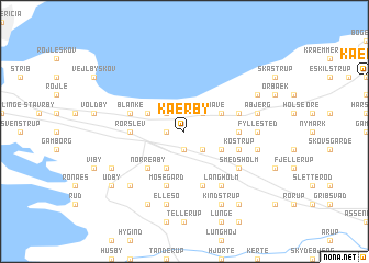 map of Kærby