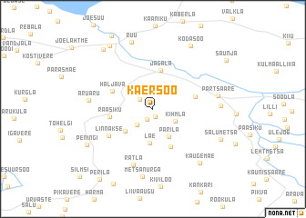 map of Kaersoo