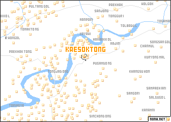 map of Kaesŏk-tong