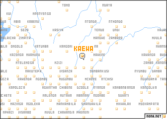 map of Kaewa