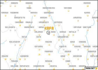 map of Kafa