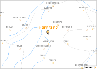 map of Kafesler