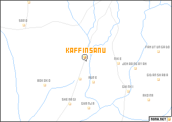 map of Kaffin-Sanu