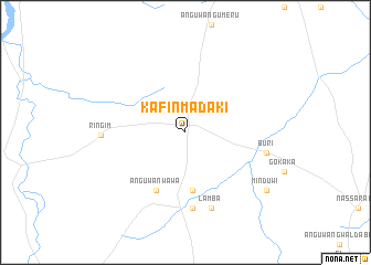 map of Kafin Madaki