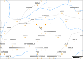 map of Kafin Sani