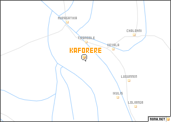 map of Kaforere