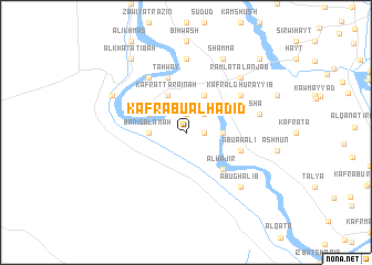 map of Kafr Abū al Ḩadīd