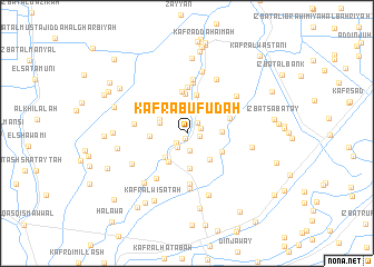 map of Kafr Abū Fūdah