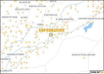 map of Kafr Abū Nimr