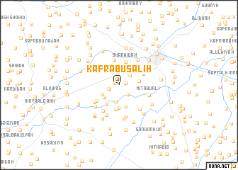 map of Kafr Abū Şaliḩ