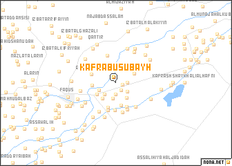 map of Kafr Abū Şubayḩ