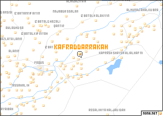 map of Kafr ad Darrākah