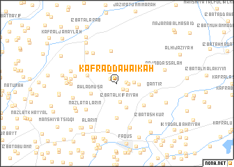 map of Kafr ad Dawāʼikah