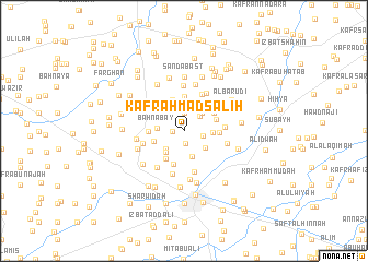 map of Kafr Aḩmad Şāliḩ