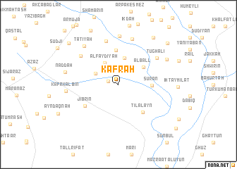 map of Kafrah