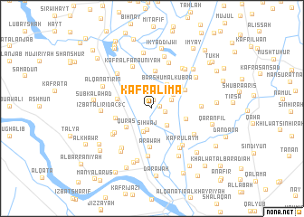 map of Kafr al ʼimāʼ