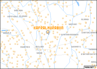 map of Kafr al Murābi‘īn