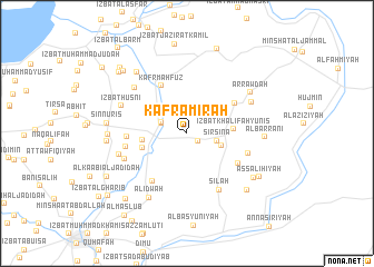 map of Kafr ‘Amīrah