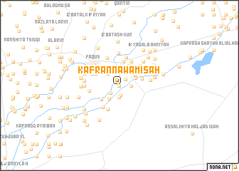 map of Kafr an Nawāmisah