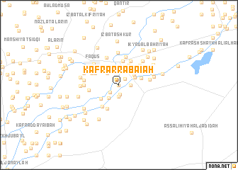 map of Kafr ar Rabāʼi‘ah