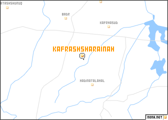 map of Kafr ash Sharā‘inah