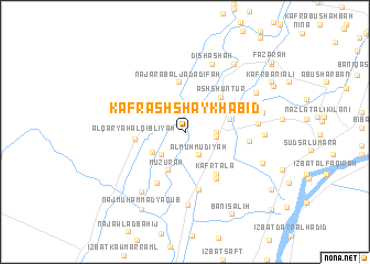 map of Kafr ash Shaykh ‘Ābid