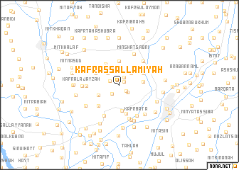 map of Kafr as Sallāmīyah