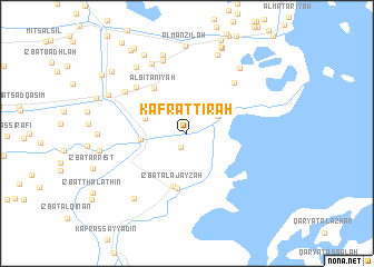 map of Kafr at Tir‘ah