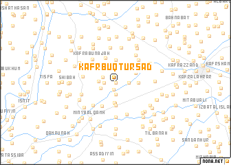 map of Kafr Buqţur Sa‘d