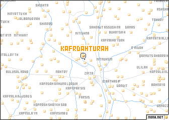 map of Kafr Dahtūrah