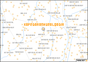 map of Kafr Damanhūr al Qadīm