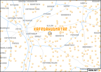 map of Kafr Dāwūd Maţar