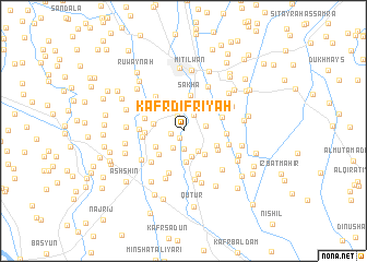 map of Kafr Difrīyah