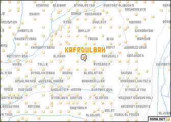 map of Kafr Dulbah