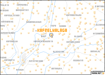 map of Kafr el-Walaga