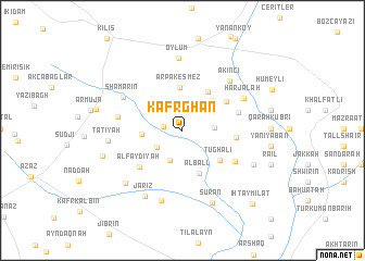 map of Kafr Ghān