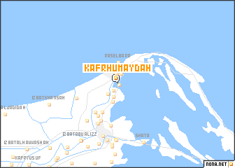 map of Kafr Ḩumaydah