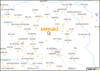 map of Kafr Jā”iz